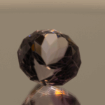 Natural round cut amethyst gemstone with purple violet color, 15.95 × 15.83 mm