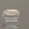 natural milky quartz gemstone 8.85 carat white cloudy octagon cut untreated loose gem