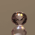 Pink Kunzite gemstone, 6.9 carats, round cut, 10.4 × 10.4 × 8.6 mm, natural and untreated, perfect for fine jewelry