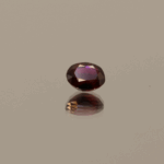 Natural Deep red Ruby gemstone, 0.71 carat, oval cut, deep red color, unheated, loose gemstone, dimensions 5.36 × 4.92 × 2.82 mm, origin Burma, ALGT certified.