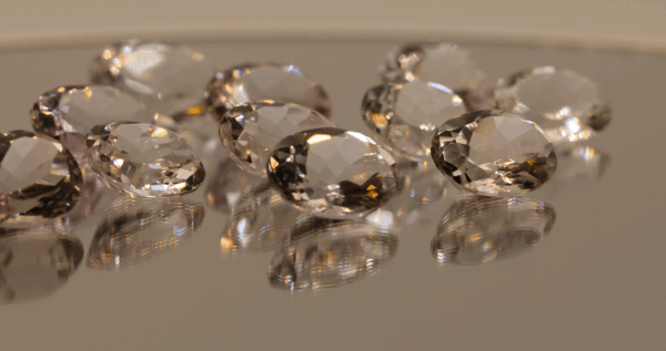 Natural oval cut amethyst gemstones with purple violet color, 18.10 × 13.10 mm