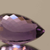 Natural pear cut amethyst gemstone with purple violet color, 20.71 × 14.20 mm