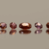 Natural red ruby set of 7 gemstones, total 2.58 carat, mixed cut, red color, unheated, loose gemstones, dimensions 3.47–6.41 × 3.4–4.86 × 2.06–2.97 mm, origin Madagascar, 7 stones, AIG certified.