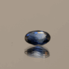Natural sapphire gemstone, 0.83 carat, oval cut, royal blue color, heat-treated, loose gemstone, dimensions 6.68 × 4.81 × 2.85 mm, origin Madagascar, IGS certified.