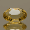 Lemon Quartz gemstone 17.61 carats, natural light yellow cushion-cut, fine quality for jewelry
