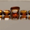 Natural hessonite orange garnet gemstones 19.2 carats cushion cut orange color untreated loose stones parcel