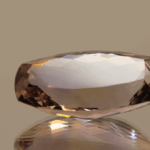 Natural square cushion cut ametrine gemstone with purple yellow color, 22.40 × 11.60 mm