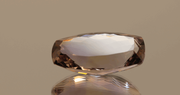 Natural square cushion cut ametrine gemstone with purple yellow color, 22.40 × 11.60 mm