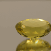 Lemon Quartz gemstone 13.48 carats, natural light yellow oval-cut, premium quality for jewelry