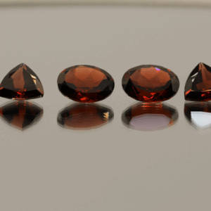 Natural almandine garnet gemstones 9 carats mixed cuts purple red color untreated loose stones set