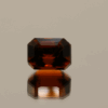 Natural spessartite garnet 4.05 carats octagon cut orange-red color untreated loose gemstone