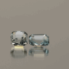 Natural octagon cut aquamarine gemstones with light blue color, 7.00 × 6.00 mm