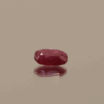 Natural ruby stone cushion, 1.05 carat, cushion cut, red color, unheated, loose gemstone, dimensions 7.18 × 5.62 × 2.5 mm, AIG certified, ideal for fine jewelry.