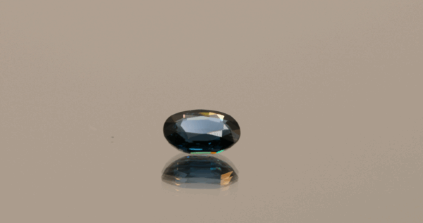 Elegant deep blue spinel oval gemstone 1.12 carat, natural untreated, ALGT certified fine gem