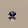 Natural sapphire gemstone, 0.52 carat, hexagon cut, blue color, unheated, loose gemstone, dimensions 5.88 × 4.07 × 2.93 mm, origin Sri Lanka, BIGL certified.