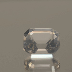 natural milky quartz gemstone 6.17 carat white cloudy octagon cut untreated loose gem