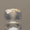 natural milky quartz gemstone 9.36 carat white cloudy cushion cut untreated loose gem