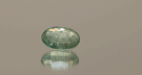 natural green blue paraiba tourmaline gemstone 3.62 carat green blue oval cut 11.41x8.11x5.34 mm untreated GIL certified