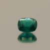 Natural green Hauyne gemstone, cushion cut, certified by AIG.