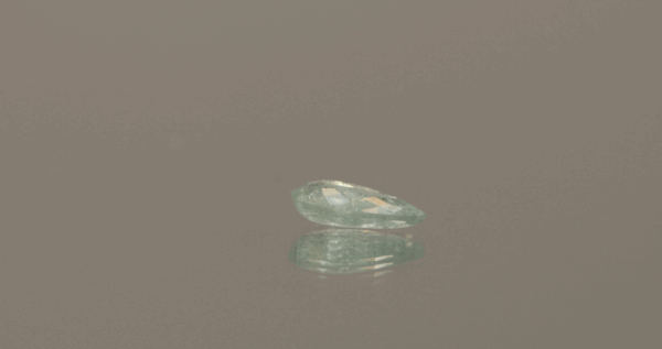 natural Mozambique paraiba tourmaline gemstone 0.89 carat blue green pear cut 8.8x5.33x2.56 mm AIG certified