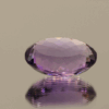 Natural oval cut amethyst gemstone with purple violet color, 17.70 × 13.00 mm
