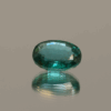 Natural Emerald cut oval gemstone 2.05 carats vivid green color minor oil treatment certified loose stone