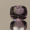 Natural cushion cut amethyst gemstone with purple violet color, 15.69 × 13.76 mm