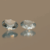 Set of 2 light blue round-shaped topaz, total 3.89 carat, 8 × 7.9 × 3.5–4.0 mm, no treatment, unknown origin.