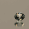 Light blue round sapphire, heat treated, Madagascar origin, 1.05 carat, dimensions 6.4 × 6.33 × 3.66 mm, AIG certified.