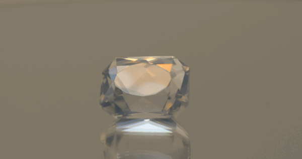 natural milky quartz gemstone 9.6 carat white cloudy octagon cut untreated loose gem