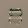 Light green octagon-shaped spodumene, 6.85 carat, 12.5 × 8 × 7.3 mm, no treatment, unknown origin.