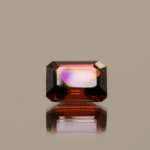 Natural almandine garnet 2.9 carats octagon cut purple-red color untreated loose gemstone