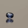 Natural Unheated Sapphire blue gemstone, 0.77 carat, oval cut, blue color, untreated, loose gemstone, dimensions 5.38 × 4.71 × 3.16 mm, origin Madagascar, AIG certified.