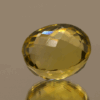 Lemon Quartz gemstone 20.37 carats, natural light yellow oval-cut, premium quality for jewelry