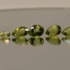 Natural peridot set, total weight 11.56 carat (12 stones), pear cut, yellowish green color, untreated, loose gemstones, dimensions 5.8–9.2 × 3.8–6.6 × 2.7–4.7 mm, ideal for fine jewelry.