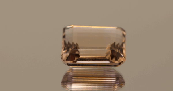 Natural octagon cut ametrine gemstone with purple yellow color, 16.20 × 16.00 mm