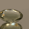 Natural prasiolite gemstone, 14.31 carat, oval cut, pale green color, untreated, loose gemstone, dimensions 19.2 × 12.9 × 8.4 mm, ideal for fine jewelry.