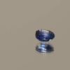 Blue pear-shaped sapphire, 0.62 carat, 5.54 × 4.91 × 2.57 mm, heat-treated, unknown origin, AIG certified.