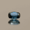 London blue cushion-shaped topaz, 3.52 carat, 10 × 8.1 × 4.9 mm, no treatment, unknown origin.