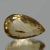 Natural citrine gemstone 17.93 carats pear cut yellow orange color 20.9 x 12.8 mm loose stone