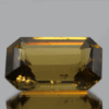 Faceted Citrine Gemstone – Yellow Orange, Octagon, 19.55 carats