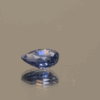 Blue sapphire 0.89 carat pear cut, heat-treated, Sri Lanka origin, dimensions 6.82 × 5.4 × 2.95 mm, AIG certified.