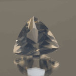 natural milky quartz gemstone 7.77 carat white cloudy trillion cut 14.6x14.5x9.4 mm untreated loose gem