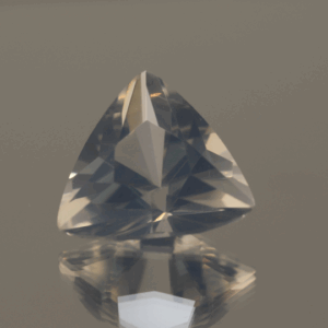 natural milky quartz gemstone 7.77 carat white cloudy trillion cut 14.6x14.5x9.4 mm untreated loose gem