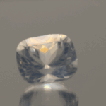 natural milky quartz gemstone 10.15 carat white cloudy cushion