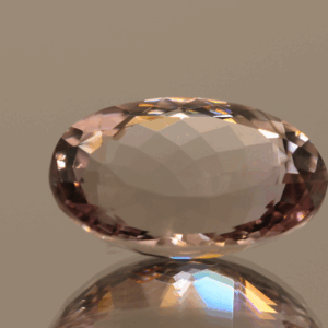 Natural oval cut ametrine gemstone with purple yellow color, 18.90 × 12.80 mm