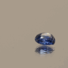 Blue pear-shaped sapphire, 0.57 carat, 5.48 × 5.33 × 2.37 mm, heat-treated, unknown origin, AIG certified.