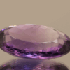 Natural oval cut amethyst gemstone with purple violet color, 22.00 × 15.30 mm