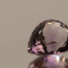 Natural pear cut ametrine gemstone with purple yellow color, 21.90 × 13.50 mm