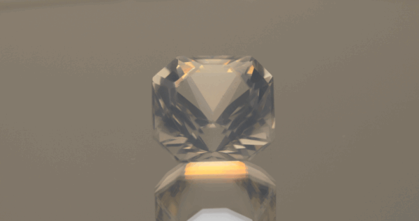 natural milky quartz gemstone 13 carat white cloudy octagon cut untreated loose gem